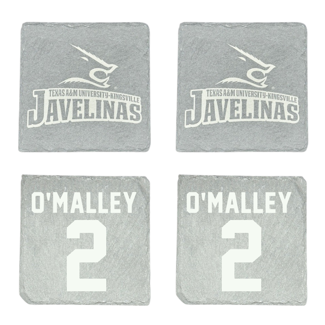 Texas A&M University-Kingsville Basketball Stone Coaster (4 Pack)  - #2 Alyssa O'Malley