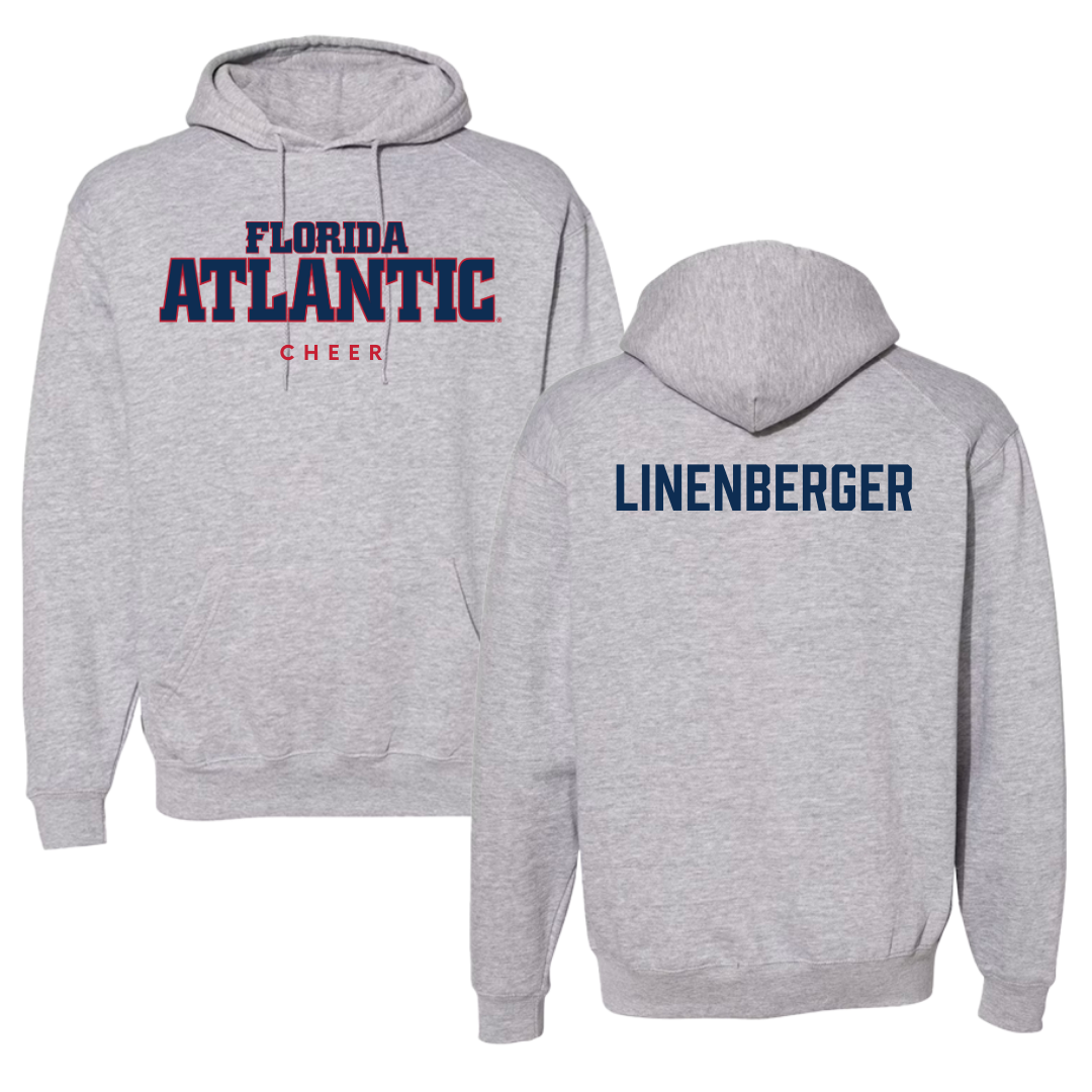 Florida Atlantic University Cheer Gray Hoodie - Lauren Linenberger