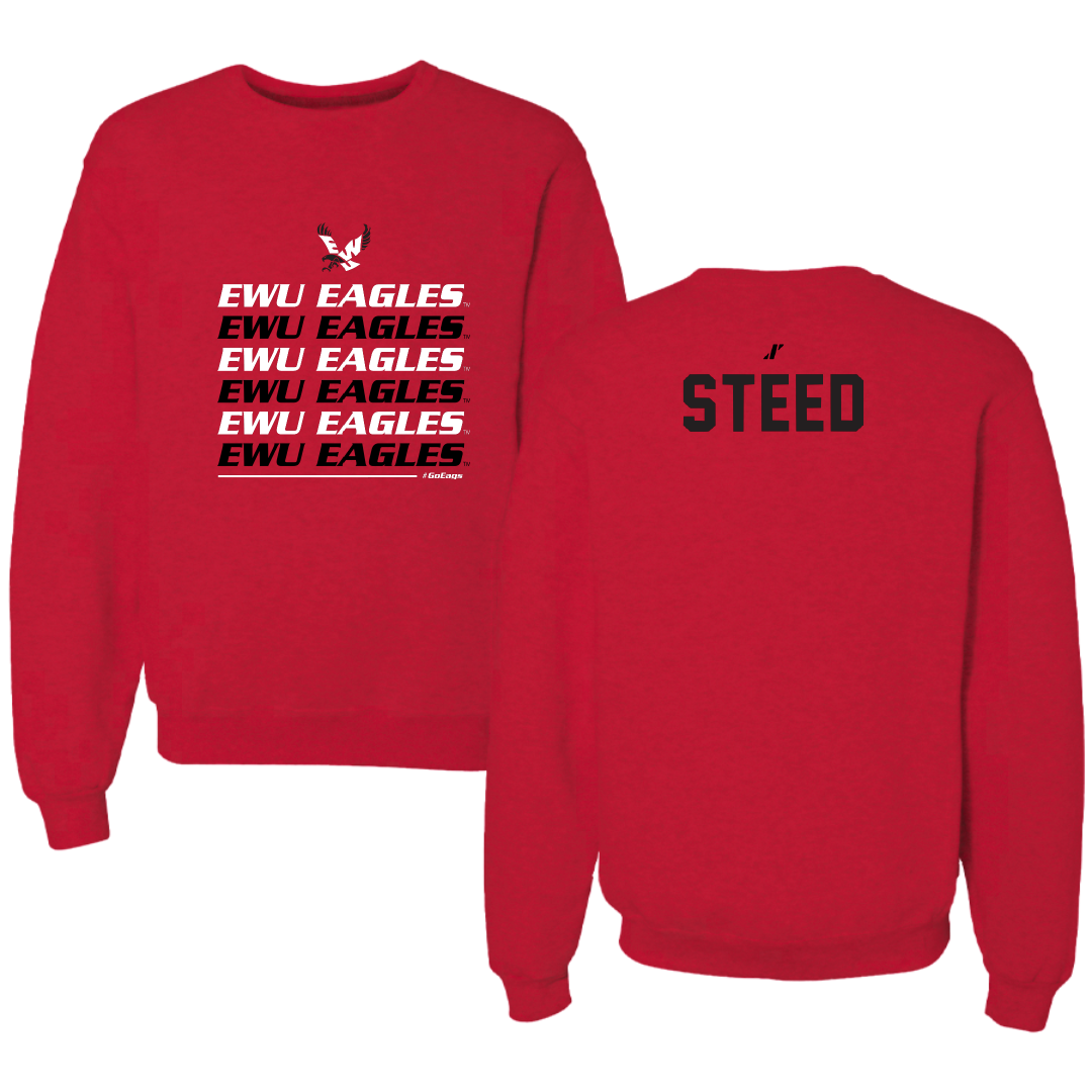 Eastern Washington University TF and XC Red General Crewneck - Austin Steed