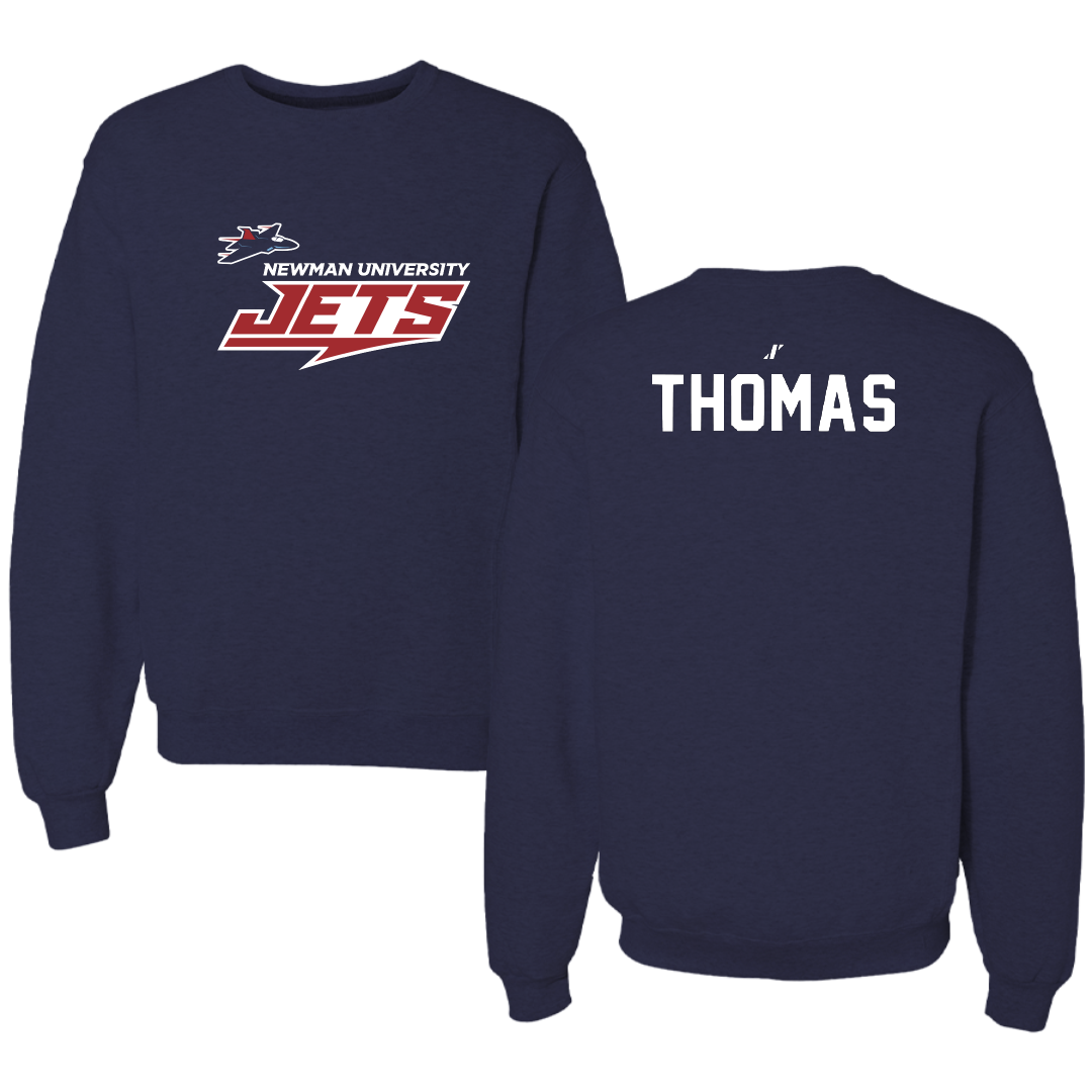 Newman University Cheer Navy General Crewneck - Amaya Thomas