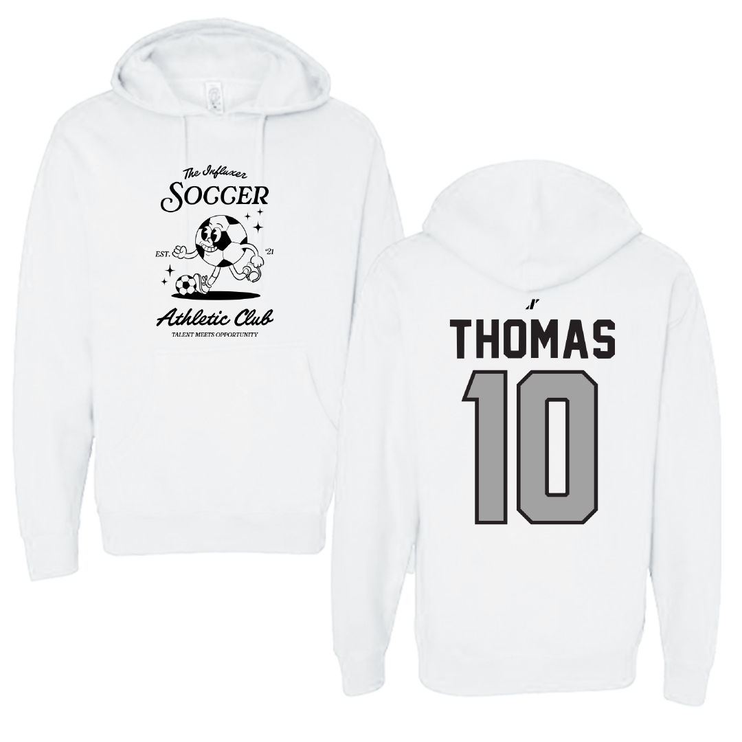 Soccer White Influxer Athletic Club Hoodie - #10 Sophia Thomas
