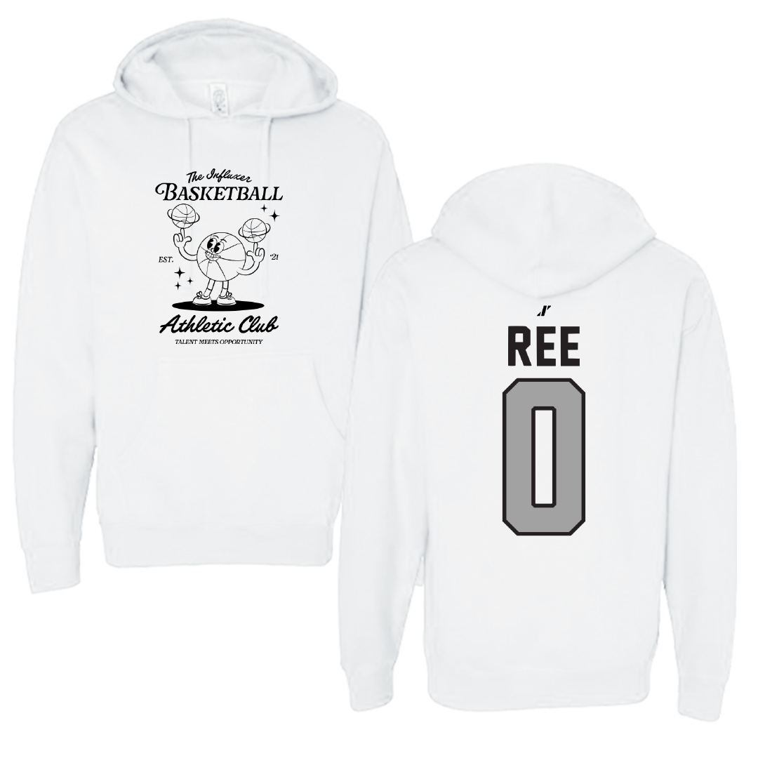 Basketball White Influxer Athletic Club Hoodie - #0 Devin Ree
