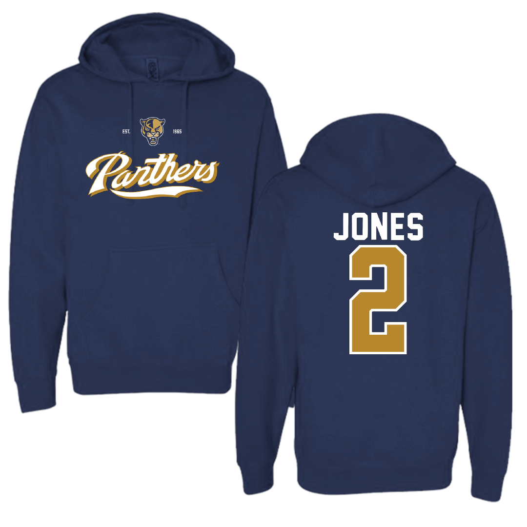 Florida International University Football Navy General Hoodie - #2 Amari Jones