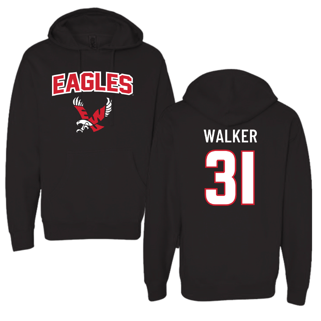 Eastern Washington University Soccer Black Hoodie - #31 Delani Walker