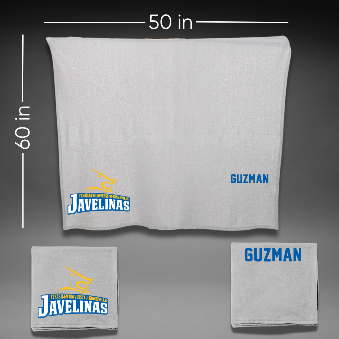 Texas A&M University-Kingsville TF and XC Gray Javelinas Blanket - Bryssa Guzman