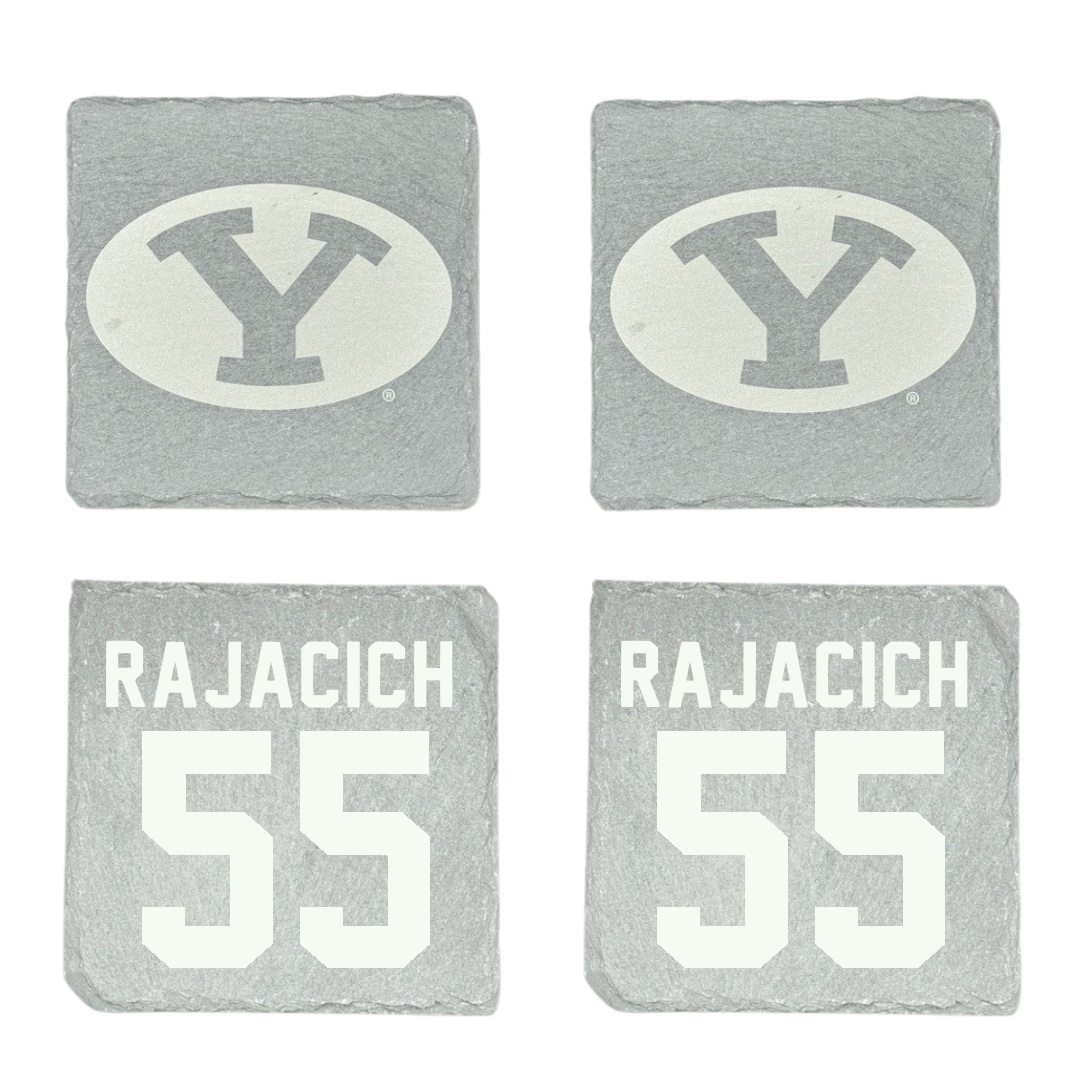 Brigham Young University Baseball Stone Coaster (4 Pack)  - #55 Seth Rajacich