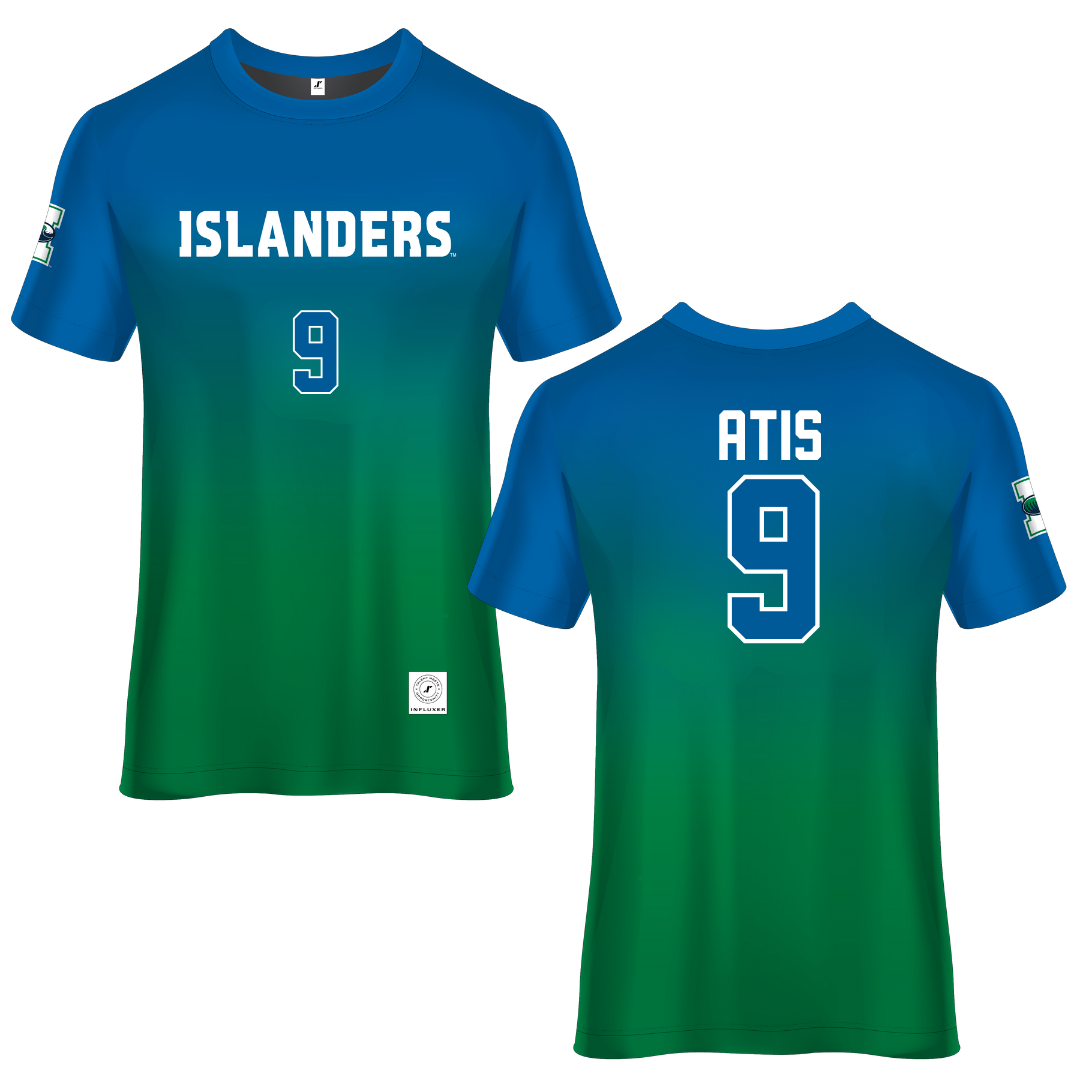 Texas A&M University-Corpus Christi Green Soccer Jersey - #9 Mai-Lisa Atis