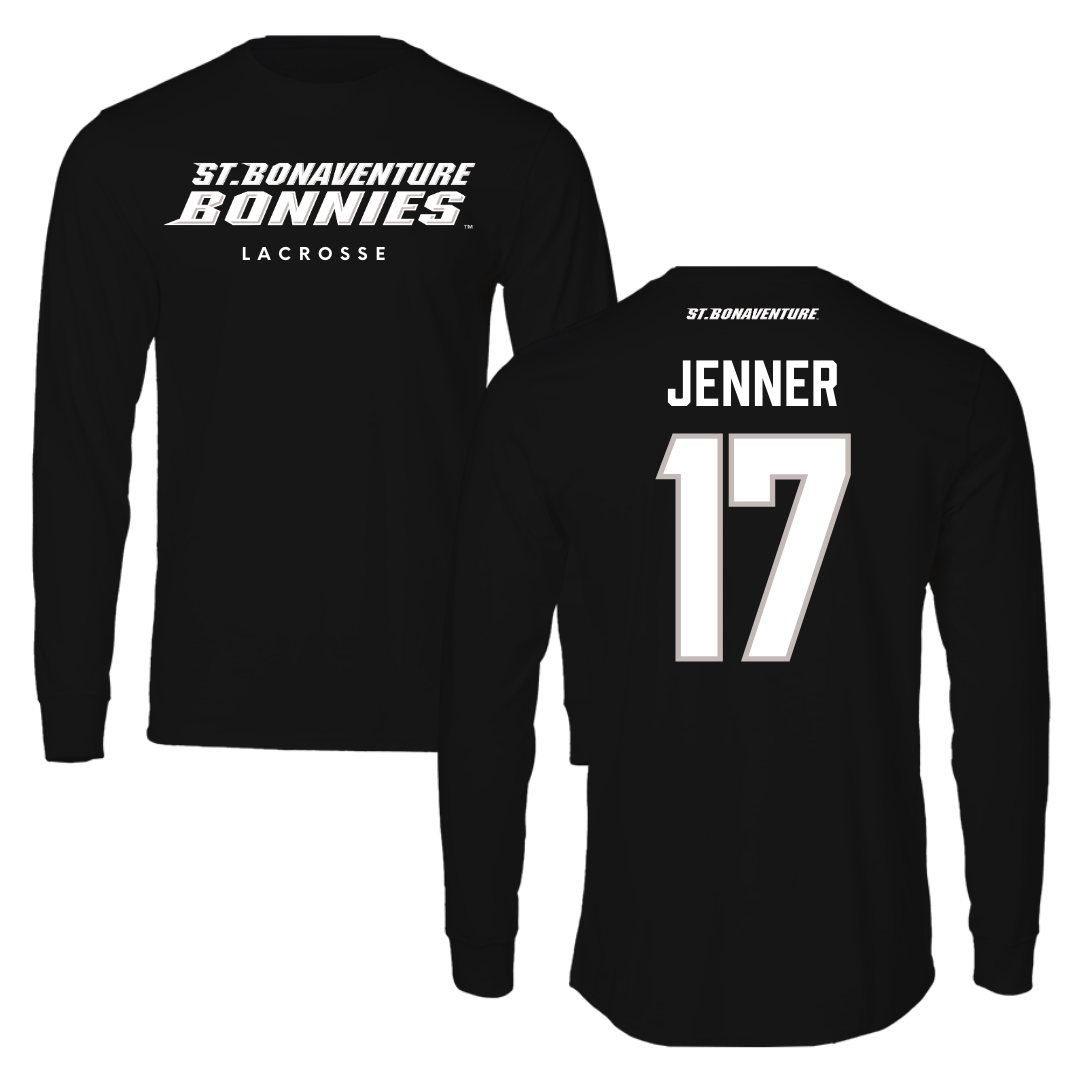 St. Bonaventure University Lacrosse Black Long Sleeve - #17 Sylvi Jenner