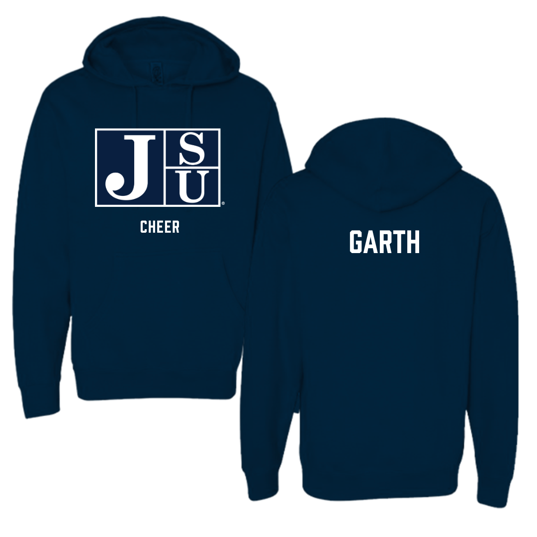Jackson State University Cheer Navy Hoodie - Karlee Garth