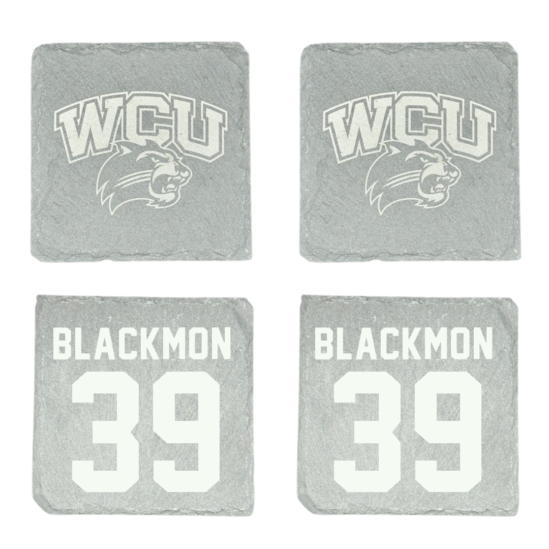 Western Carolina University Football Stone Coaster (4 Pack)  - #39 Brayden Blackmon