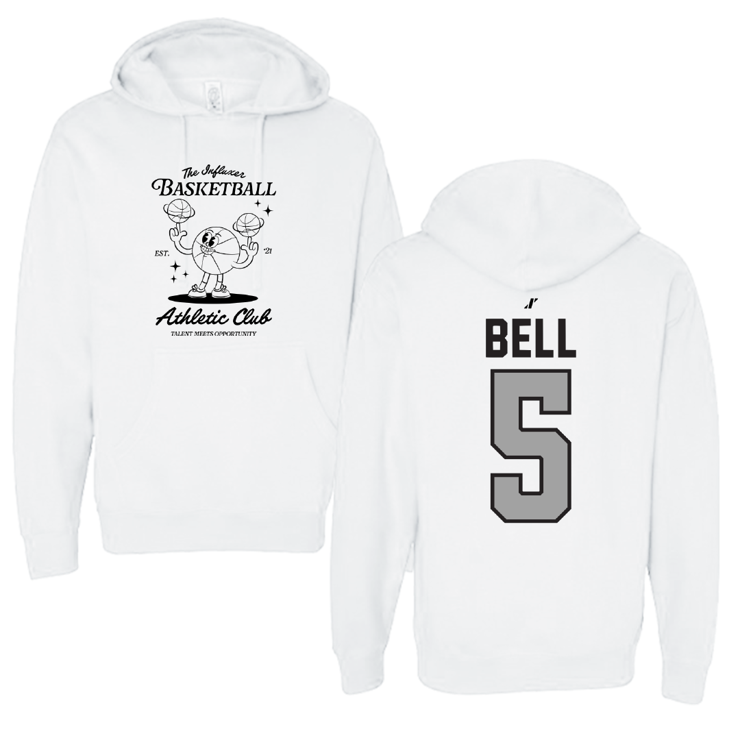 Basketball White Influxer Athletic Club Hoodie - #5 Taylor Bell