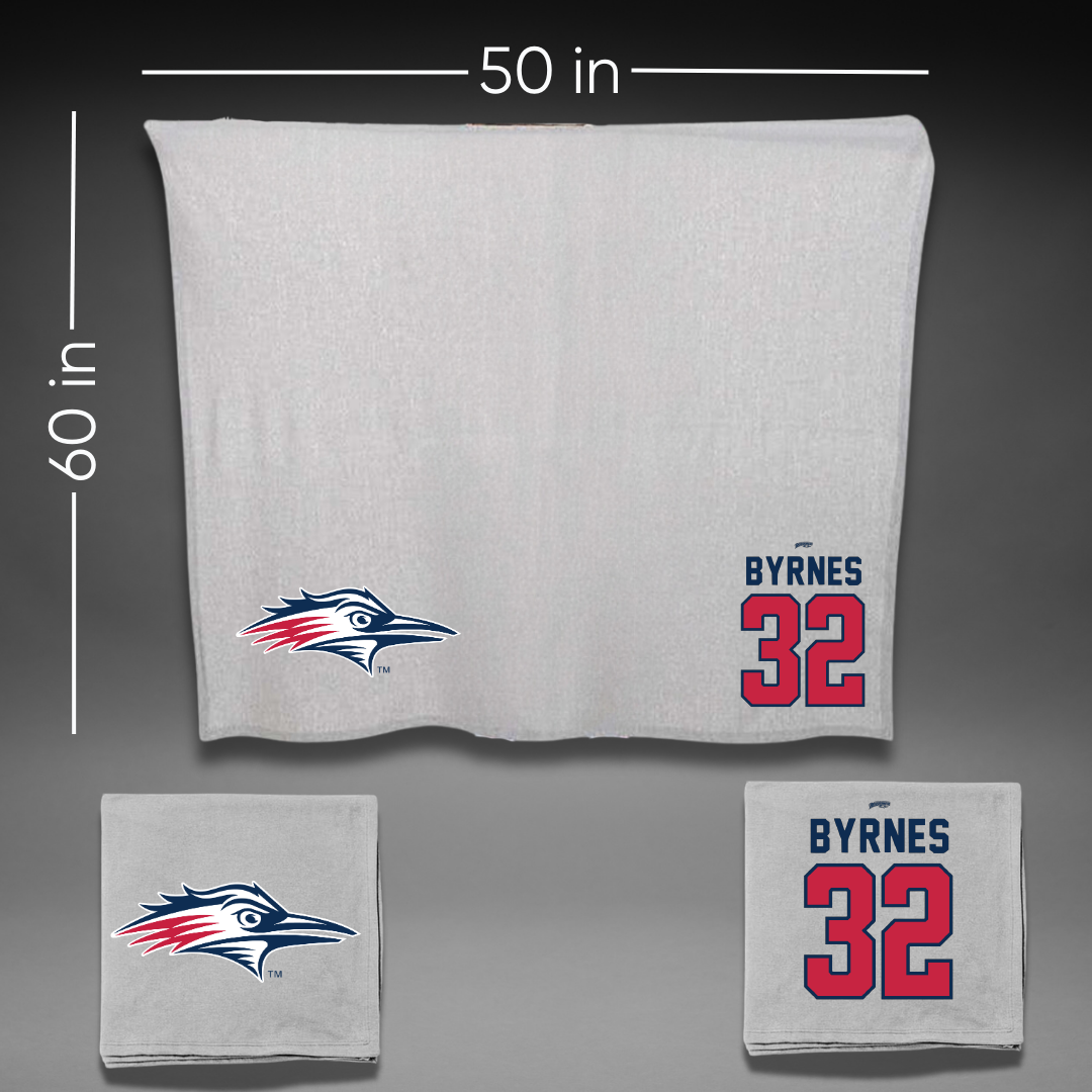 Metropolitan State University of Denver Basketball Gray Blanket - #32 Amanda Byrnes