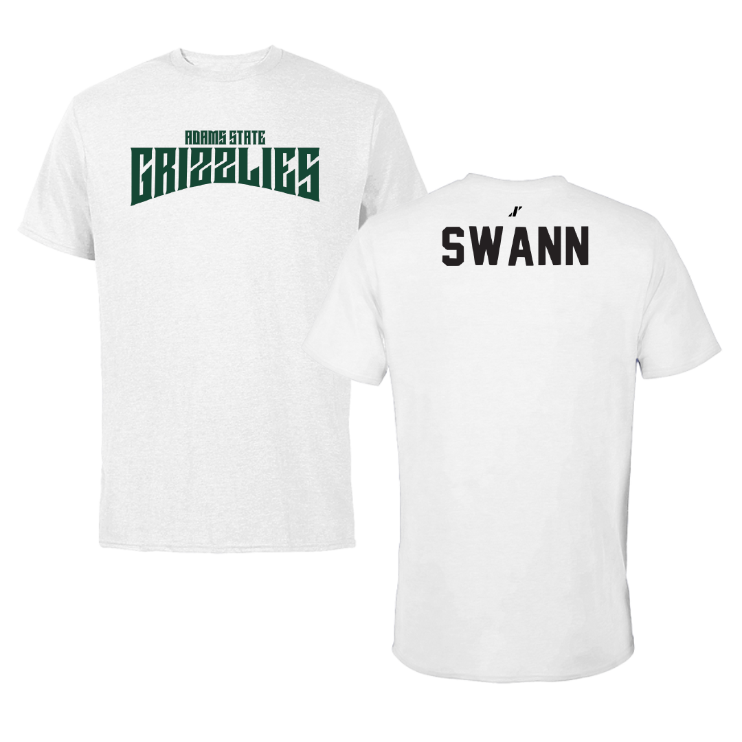 Adams State University TF and XC White Classic Tee - Micah Swann