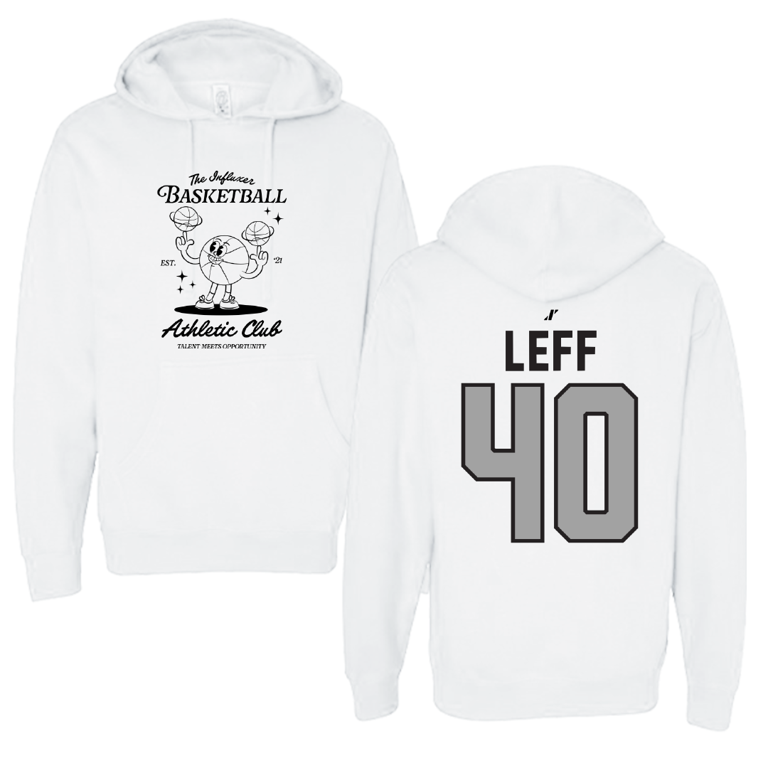 Basketball White Influxer Athletic Club Hoodie - #40 Nicole Leff
