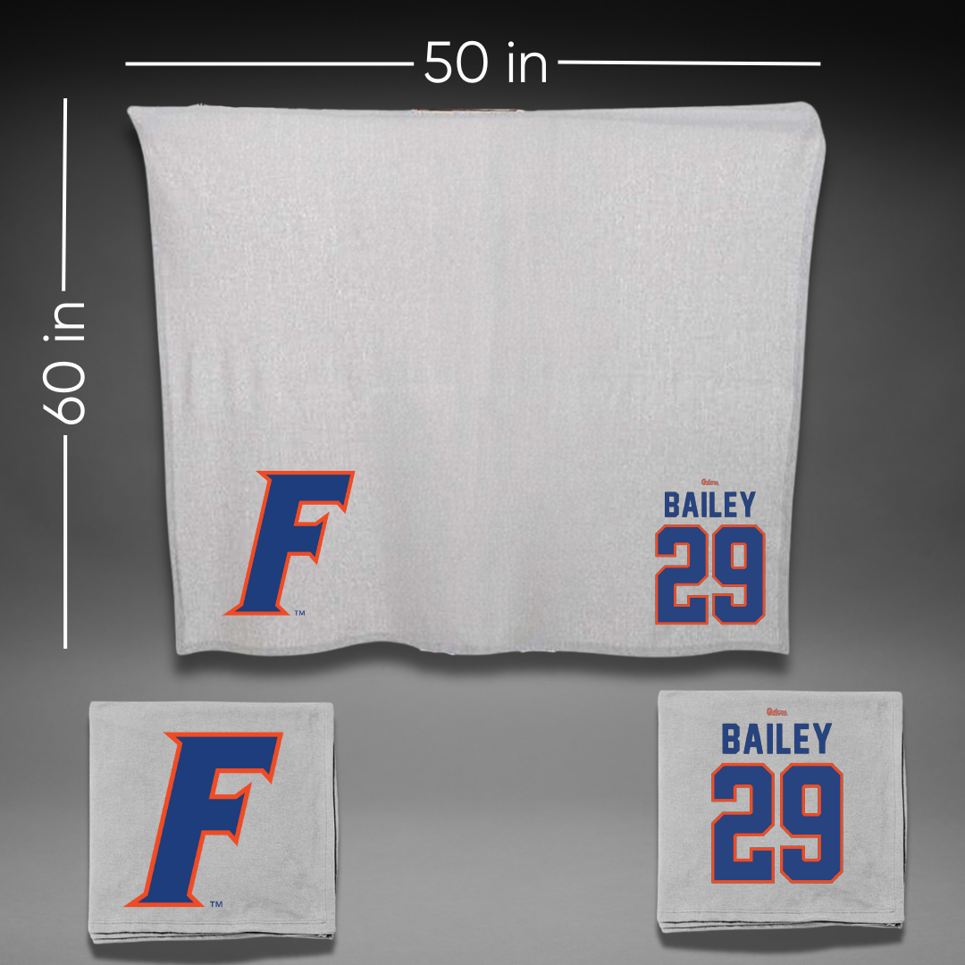 University of Florida Soccer Gray Blanket - #29 Lena Bailey