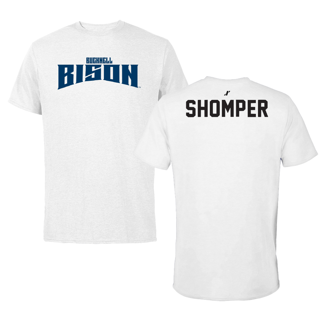 Bucknell University TF and XC White Classic Tee - Wade Shomper