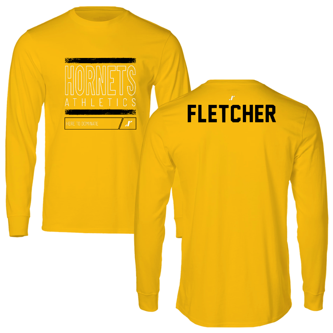 Alabama State University Golf Gold Dominate Long Sleeve - Carmen Fletcher