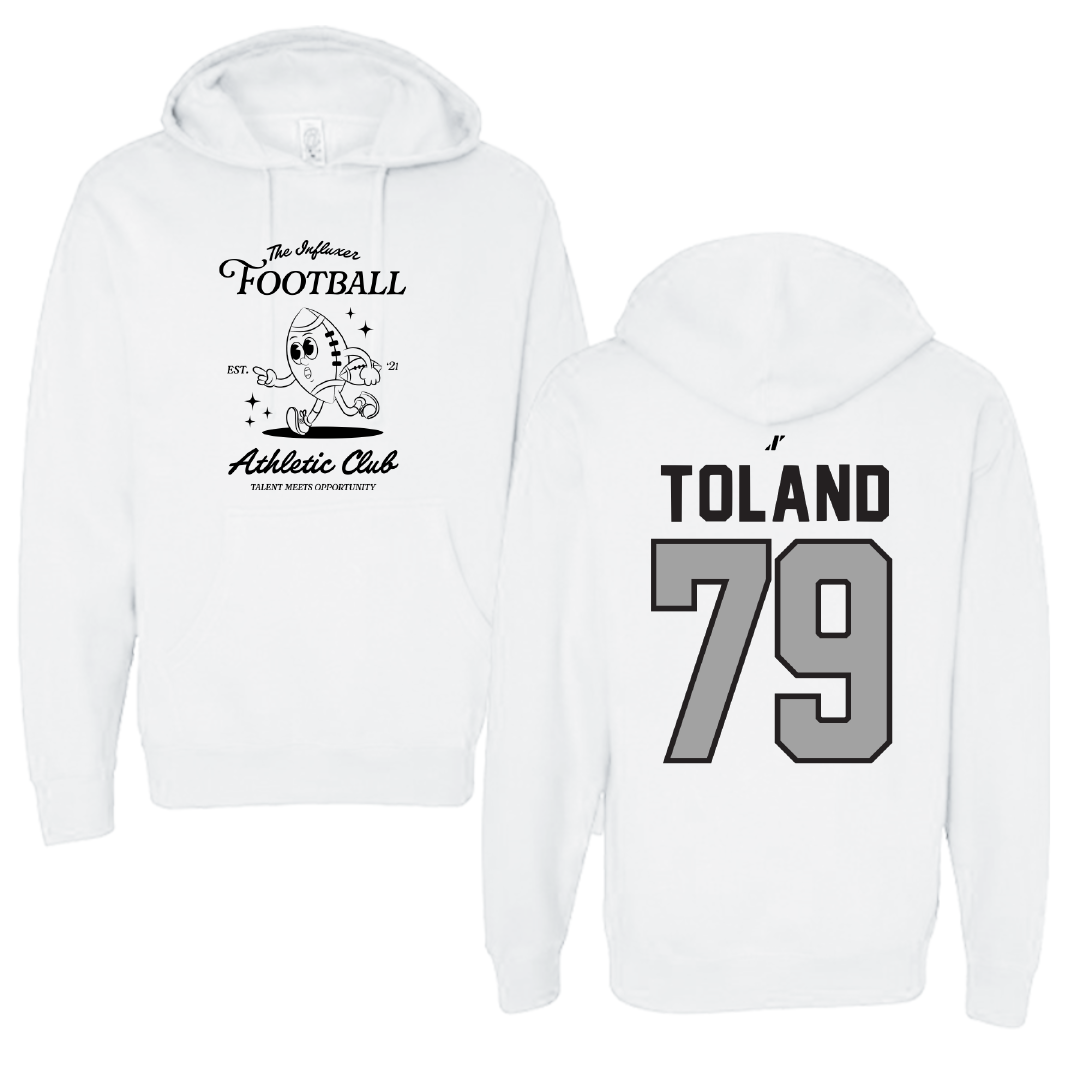 Football White Influxer Athletic Club Hoodie - #79 Ondre Toland
