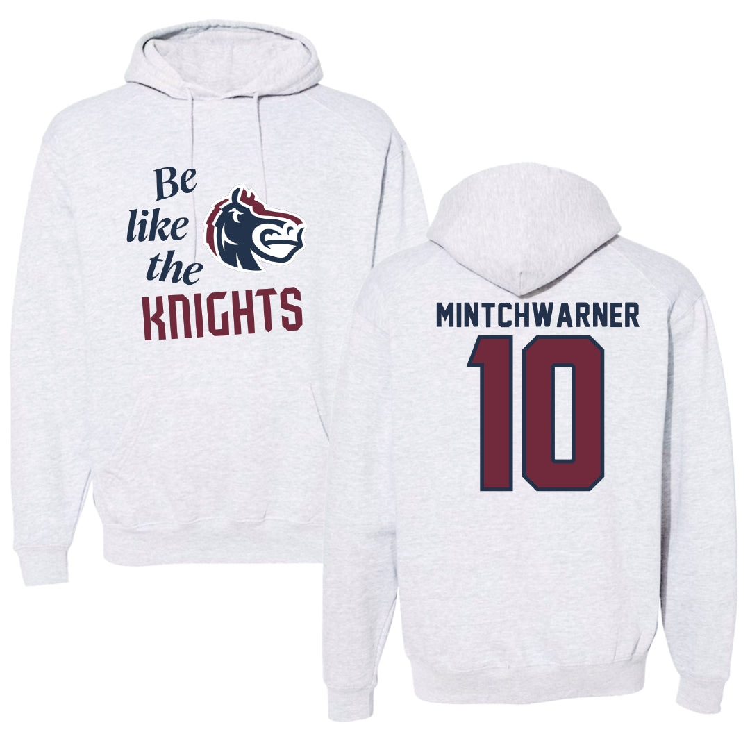 Fairleigh Dickinson University-Metropolitan Campus Lacrosse Light Gray Be Like Us Hoodie - #10 Lane Mintchwarner
