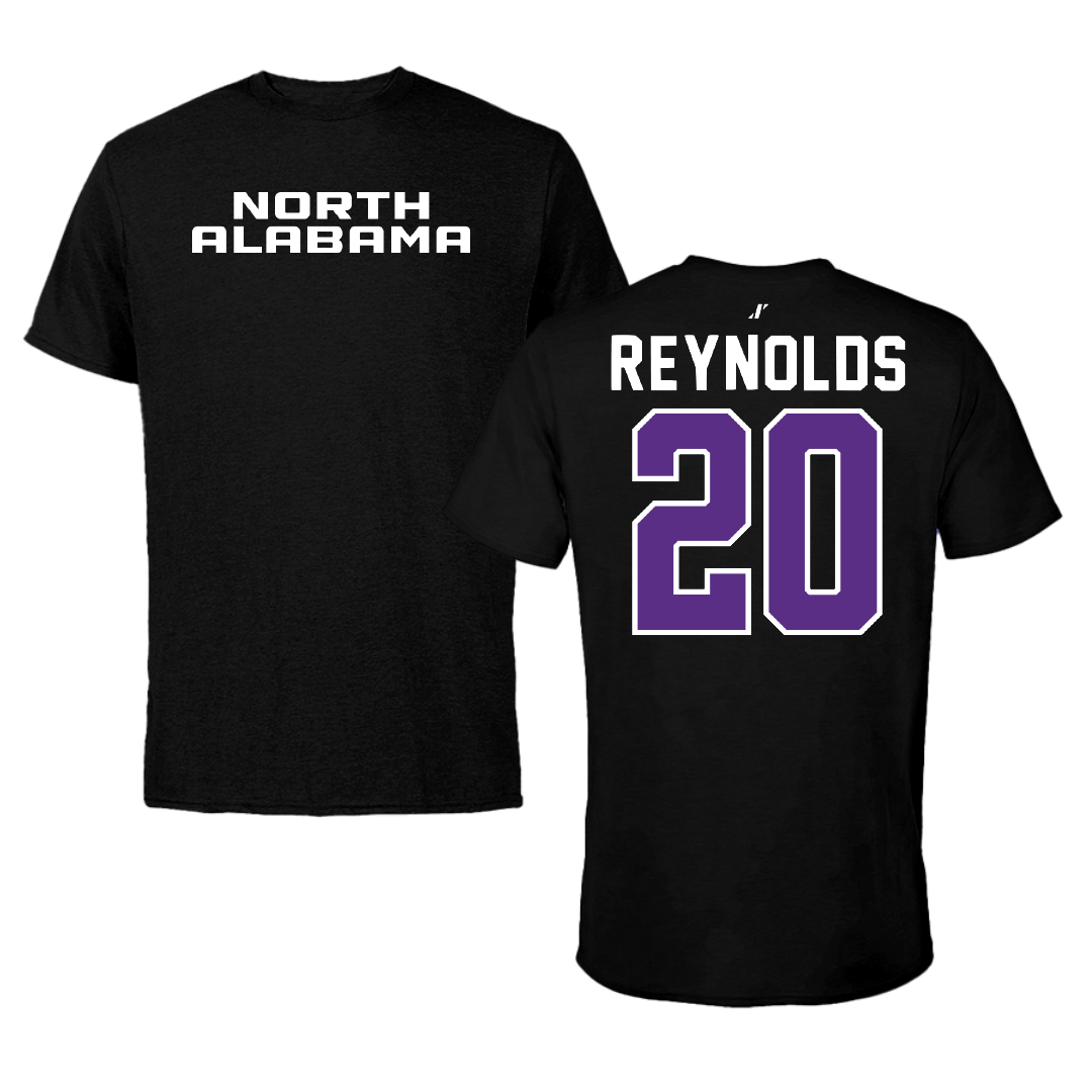 University of North Alabama Soccer Black Tee - #20 Maddie Reynolds