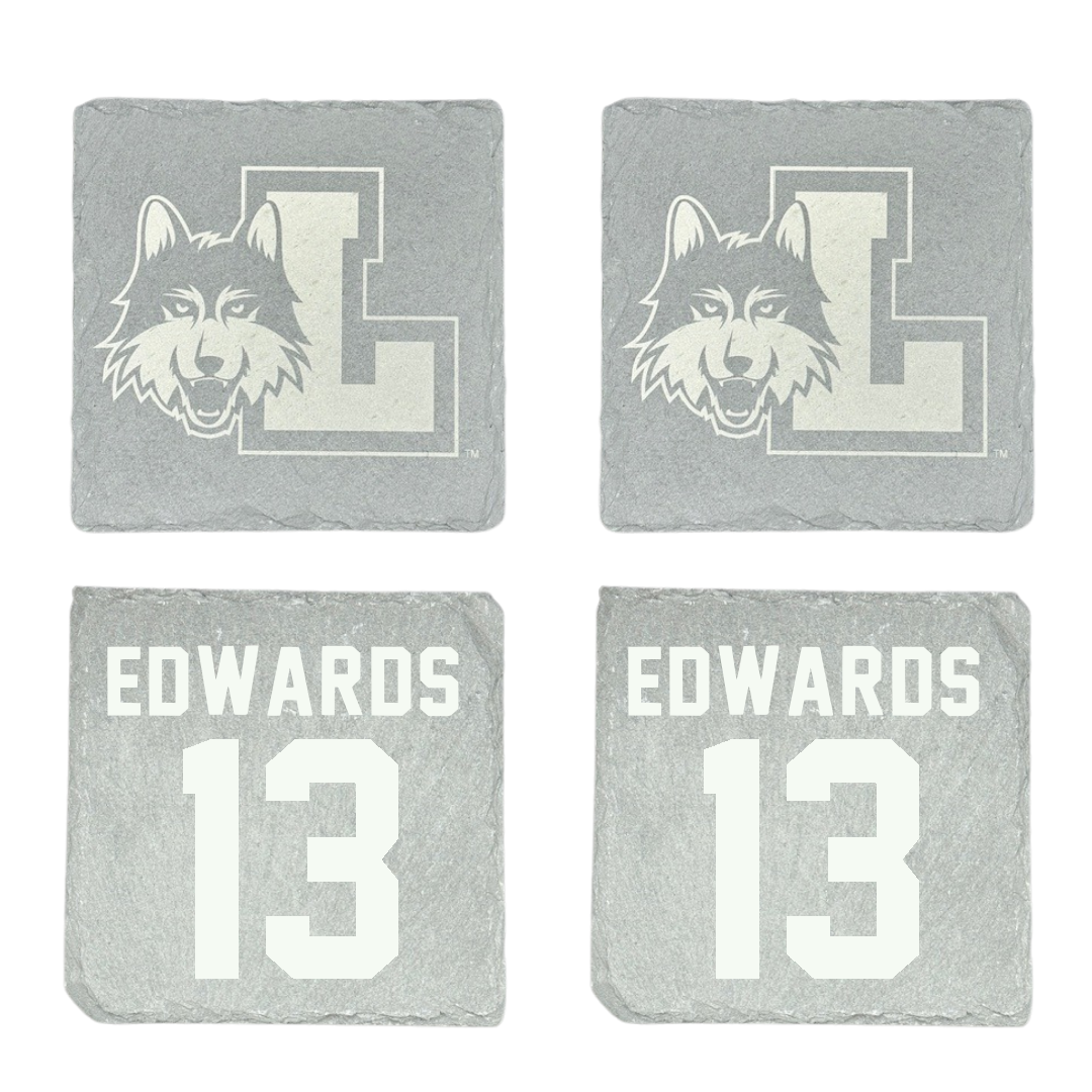 Loyola University-Chicago Basketball Stone Coaster (4 Pack)  - #13 Sheldon Edwards
