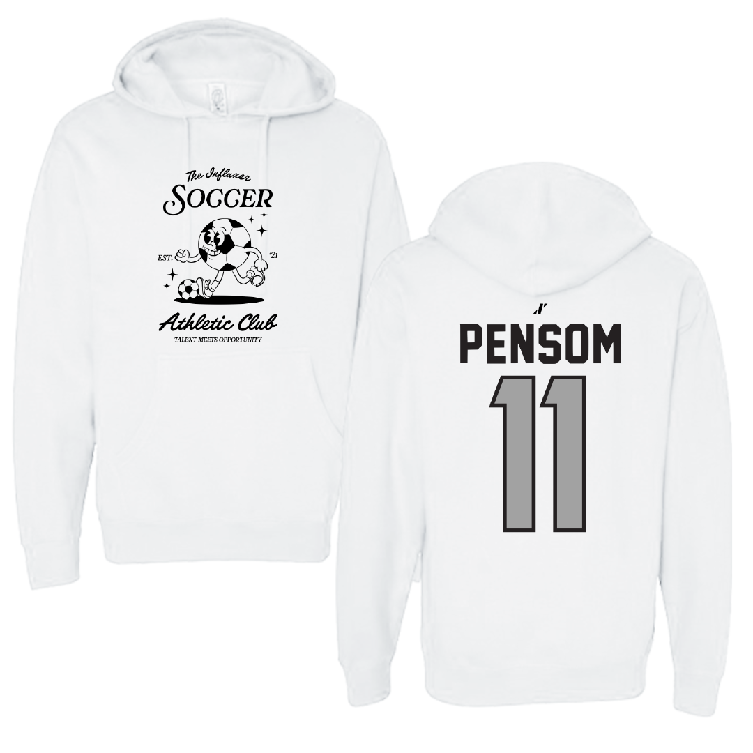 Soccer White Influxer Athletic Club Hoodie - #11 Madison Pensom