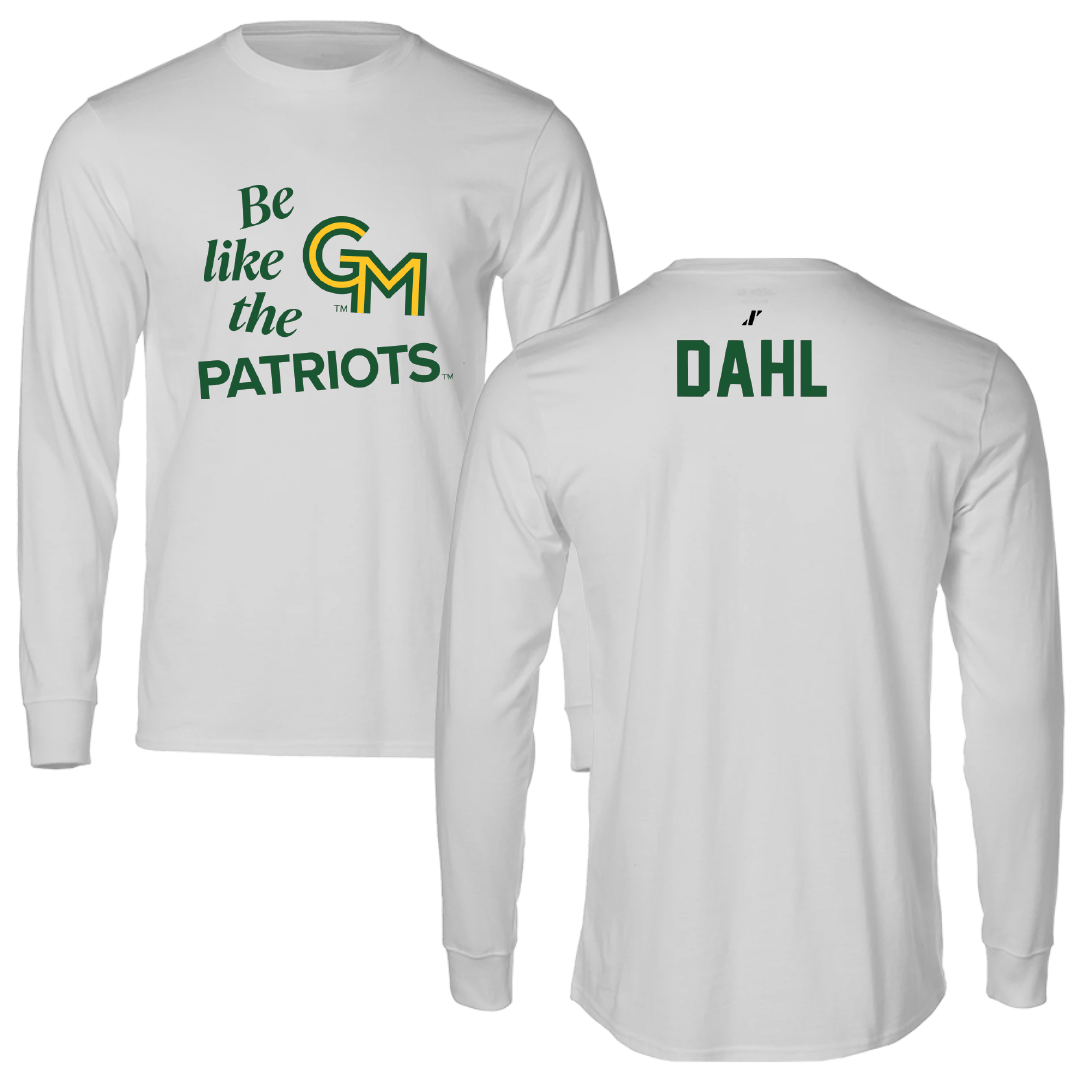 George Mason University Golf Light Gray Be Like Us Performance Long Sleeve - Brayden Dahl