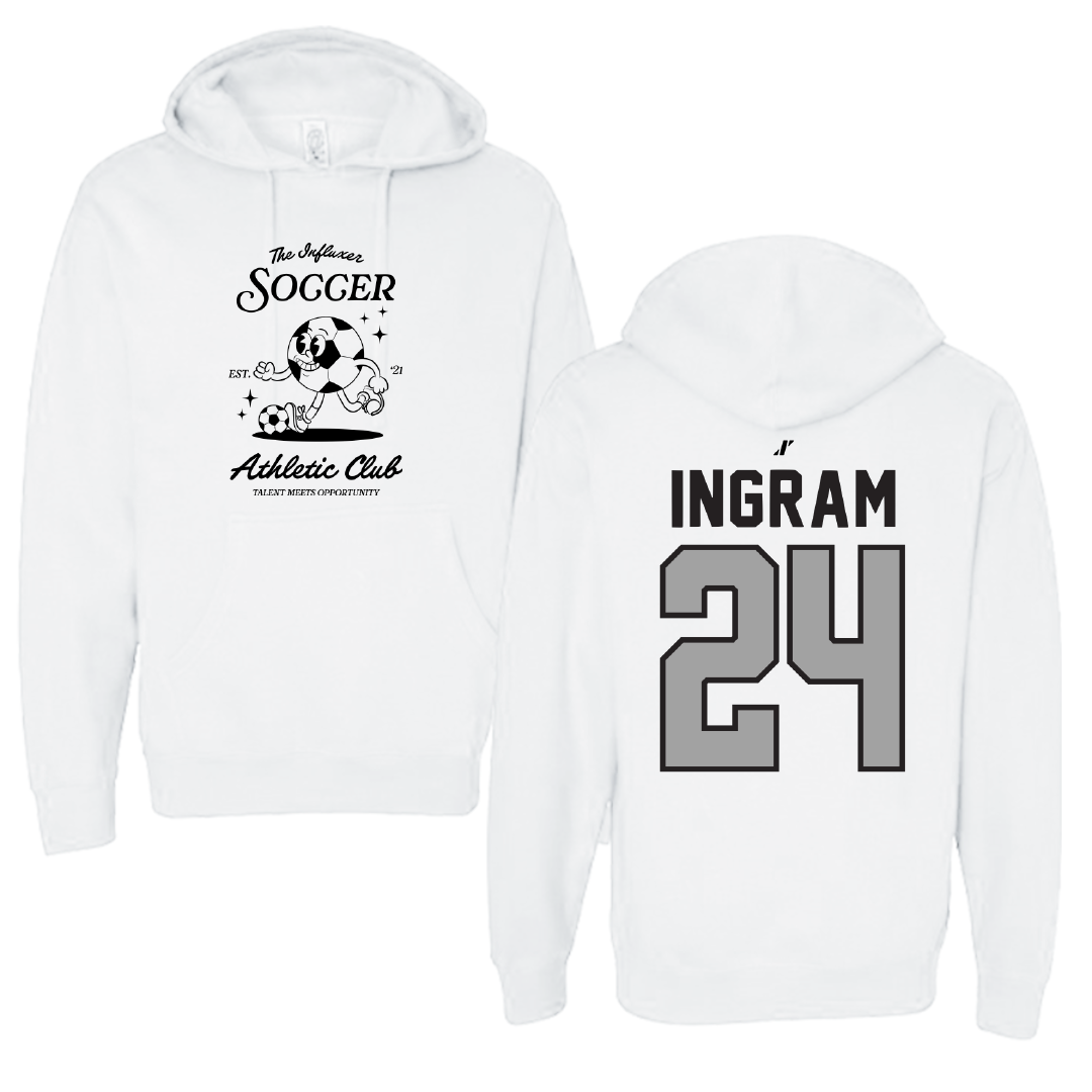 Soccer White Influxer Athletic Club Hoodie - #24 Willow Ingram