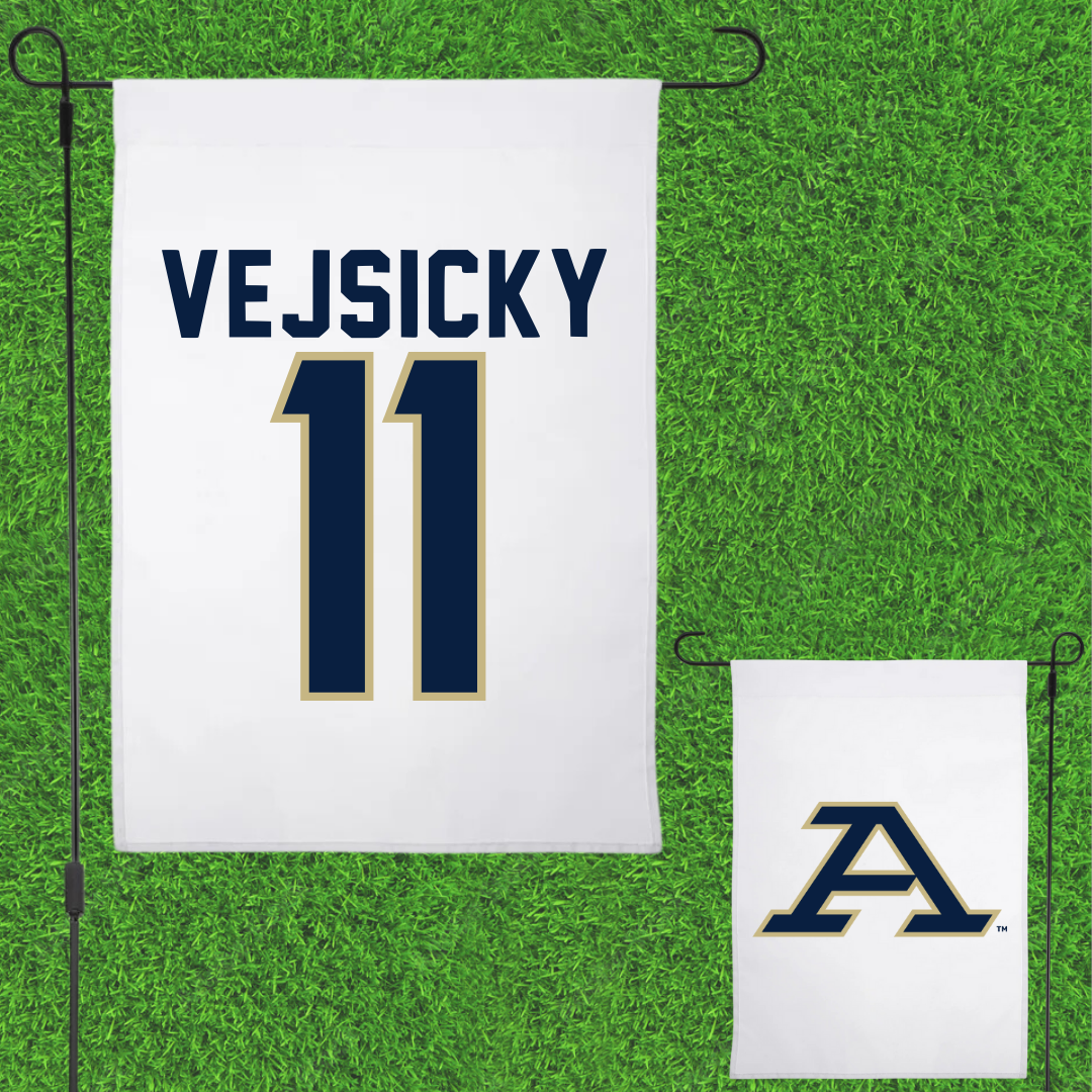 University of Akron Basketball White Garden Flag - #11 Maddie Vejsicky