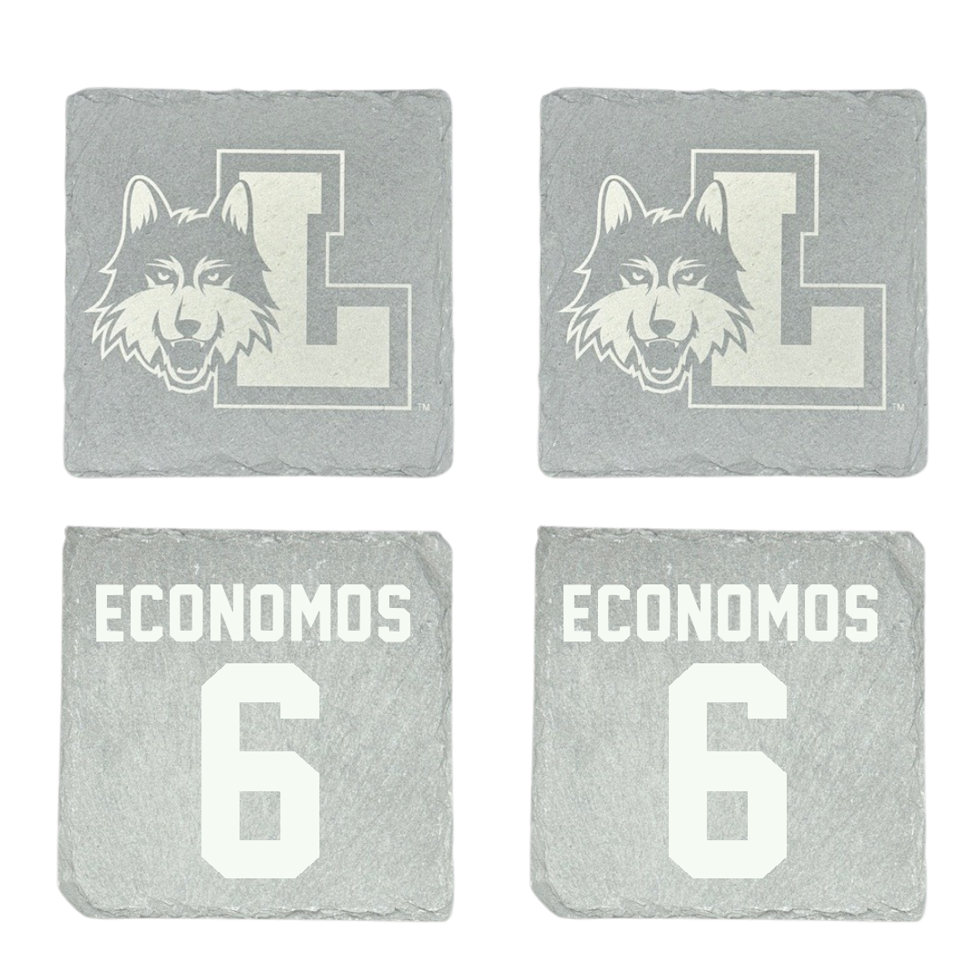 Loyola University-Chicago Soccer Stone Coaster (4 Pack)  - #6 Meghan Economos