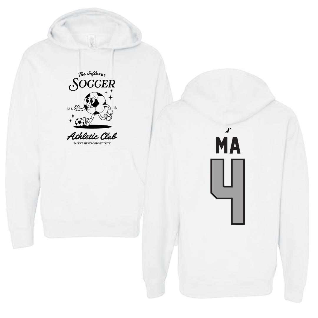 Soccer White Influxer Athletic Club Hoodie - #4 Lilly Ma