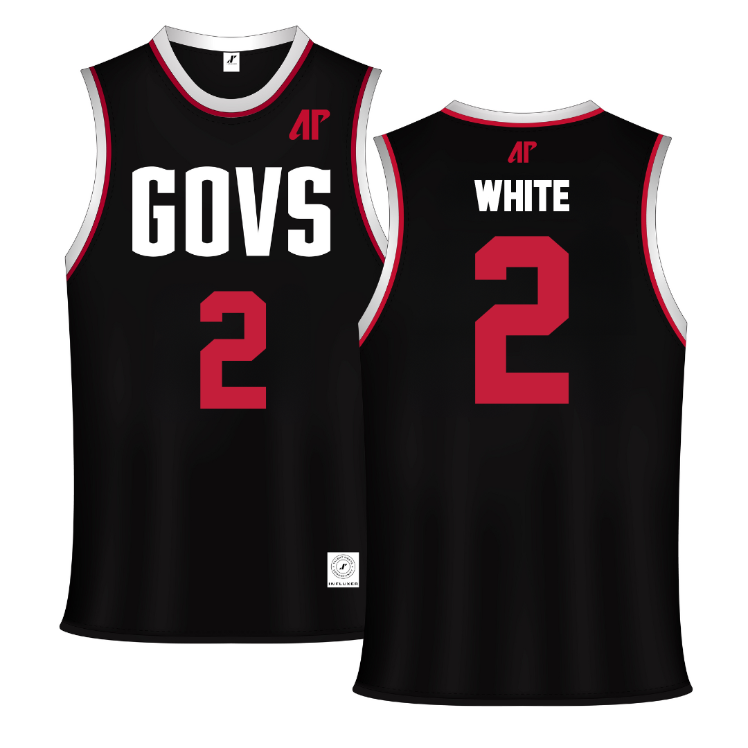Austin Peay State University Black Basketball Jersey - #2 Desmond White