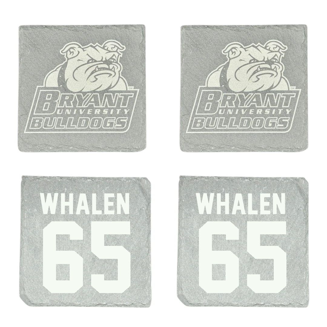Bryant University Football Stone Coaster (4 Pack)  - #65 Wyatt Whalen