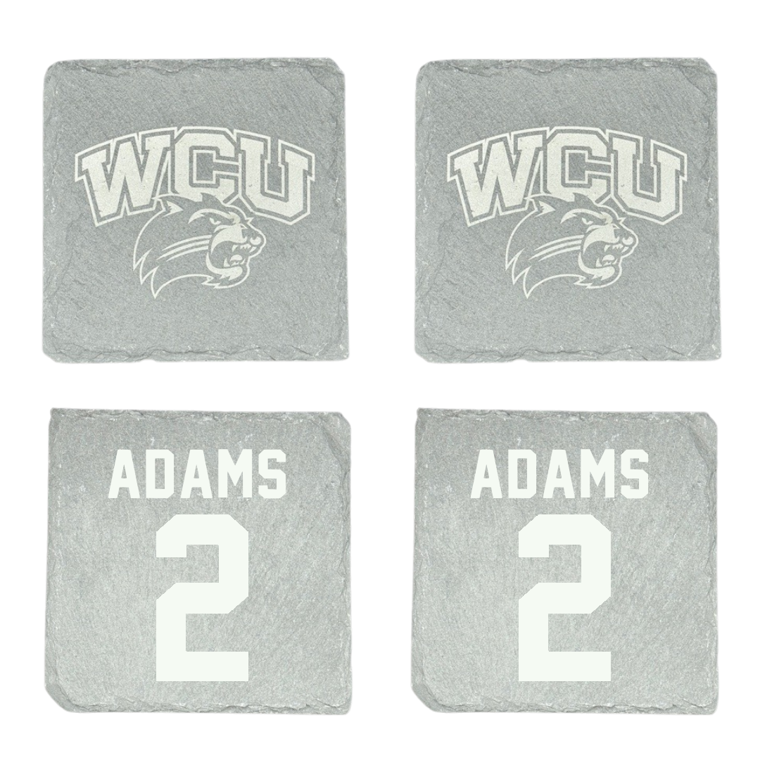 Western Carolina University Football Stone Coaster (4 Pack)  - #2 Branson Adams