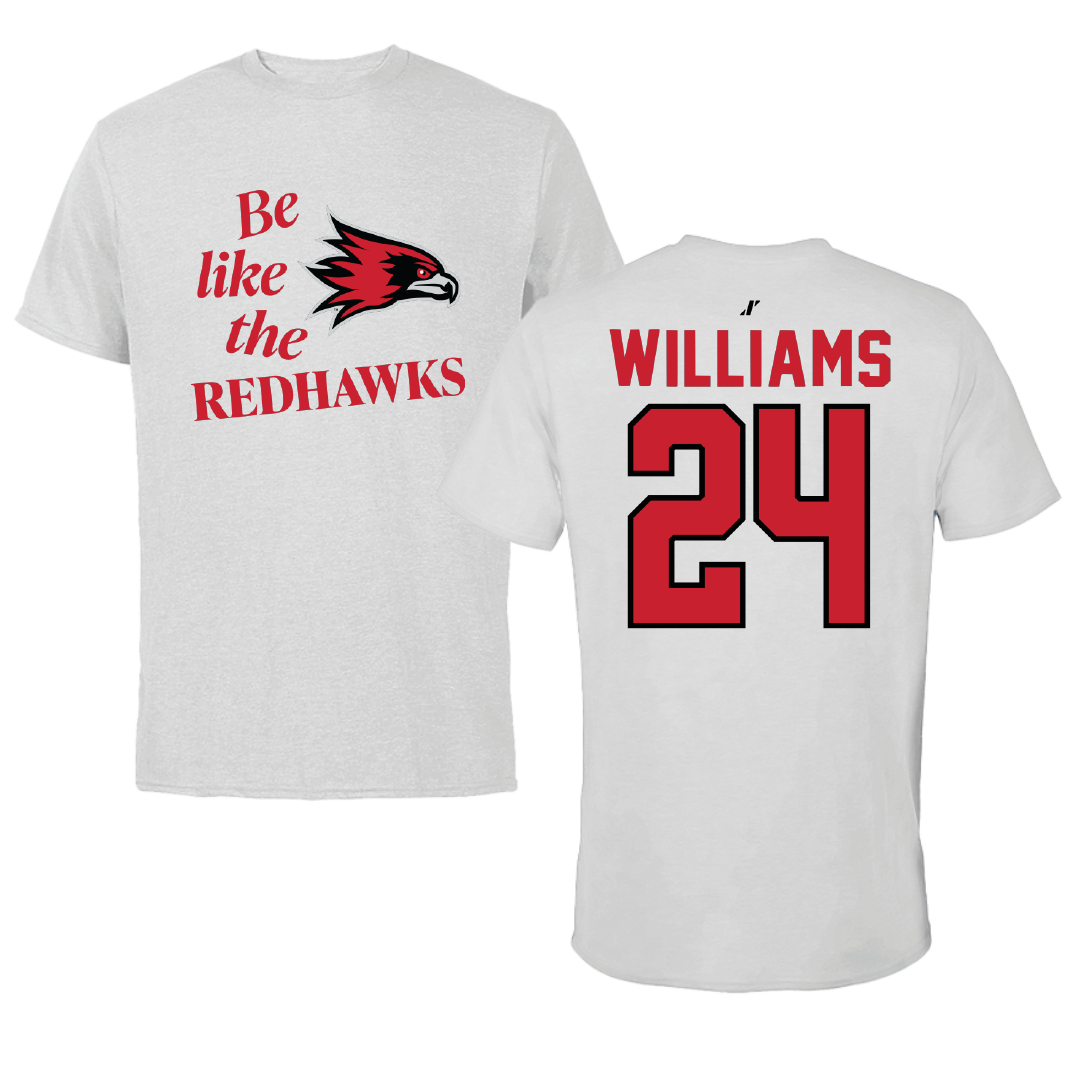 Southeast Missouri State University Football Light Gray Be Like Us Tee - #24 JaQori Williams