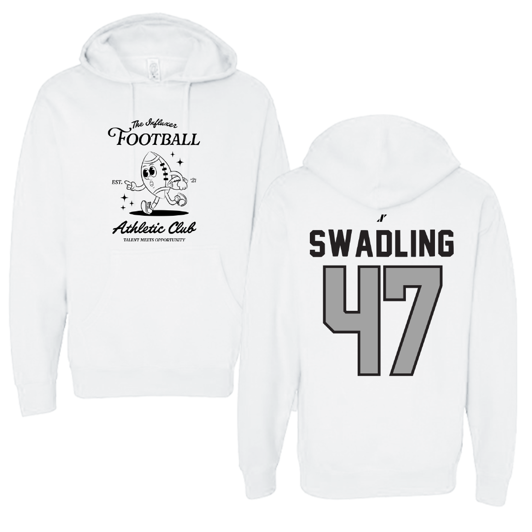 Football White Influxer Athletic Club Hoodie - #47 Andrew Swadling
