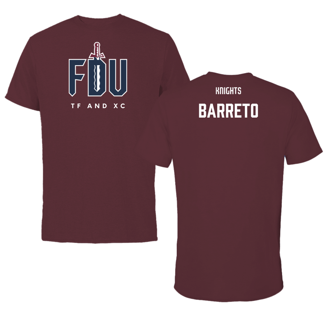 Fairleigh Dickinson University-Metropolitan Campus TF and XC Maroon Tee - Brandon Barreto