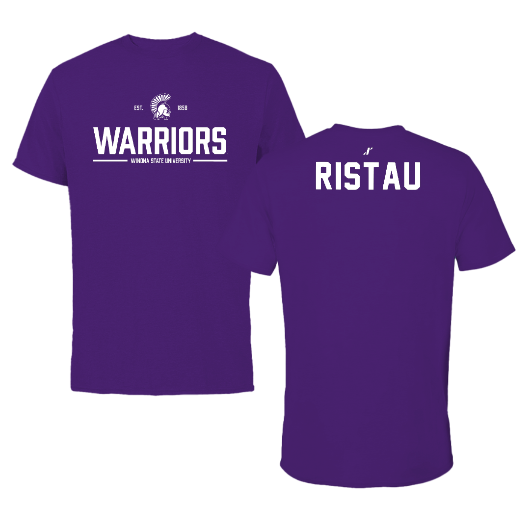 Winona State University Tennis Purple General Tee - Lainy Ristau