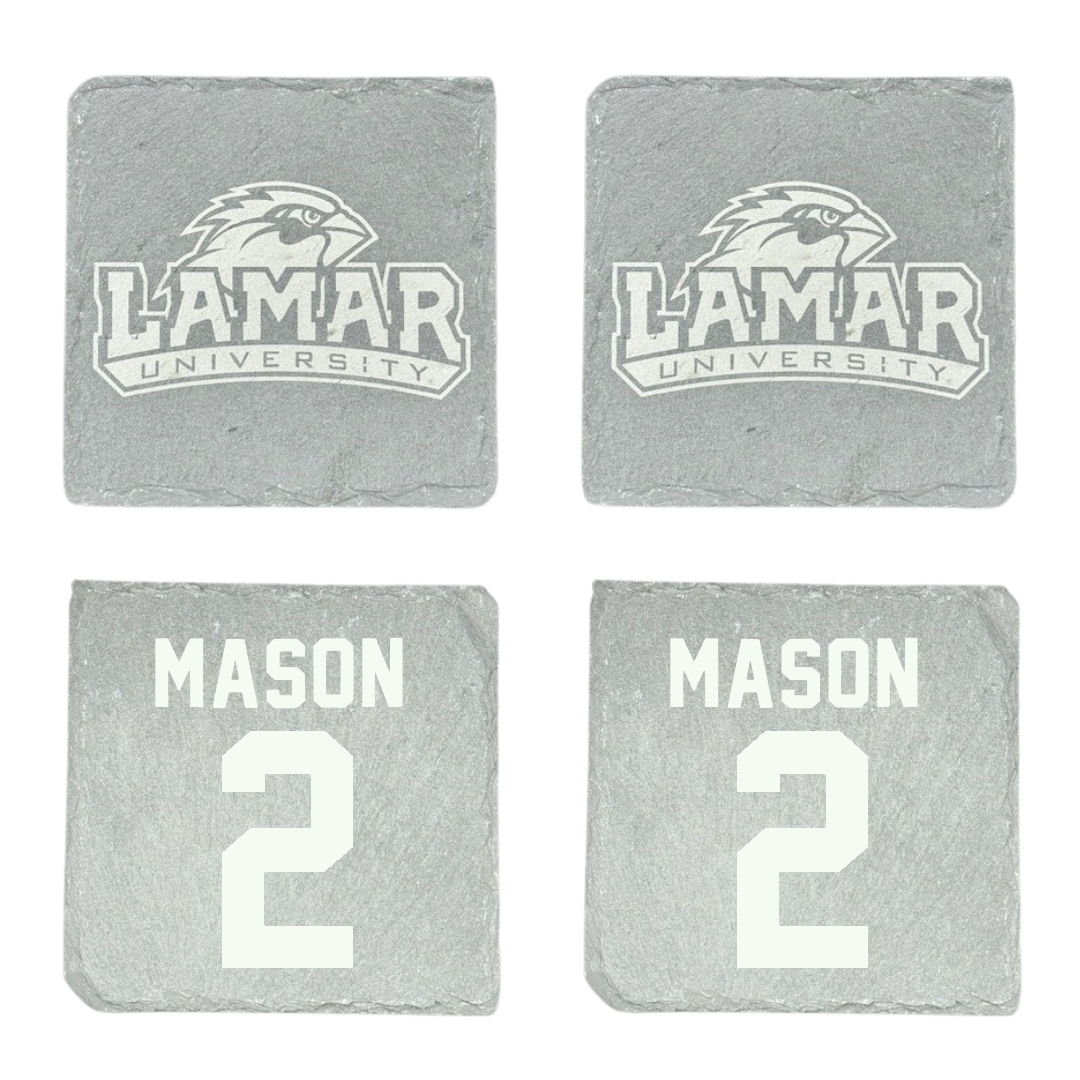 Lamar University Basketball Stone Coaster (4 Pack)  - #2 Victoria Mason