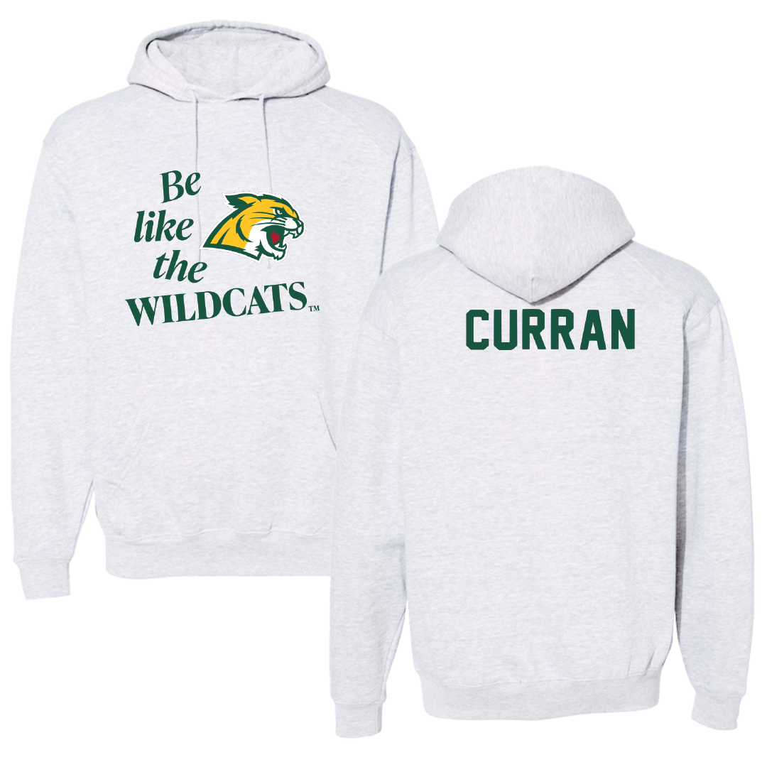 Northern Michigan University Greco-Roman Wrestling Light Gray Be Like Us Hoodie - Patrick Curran