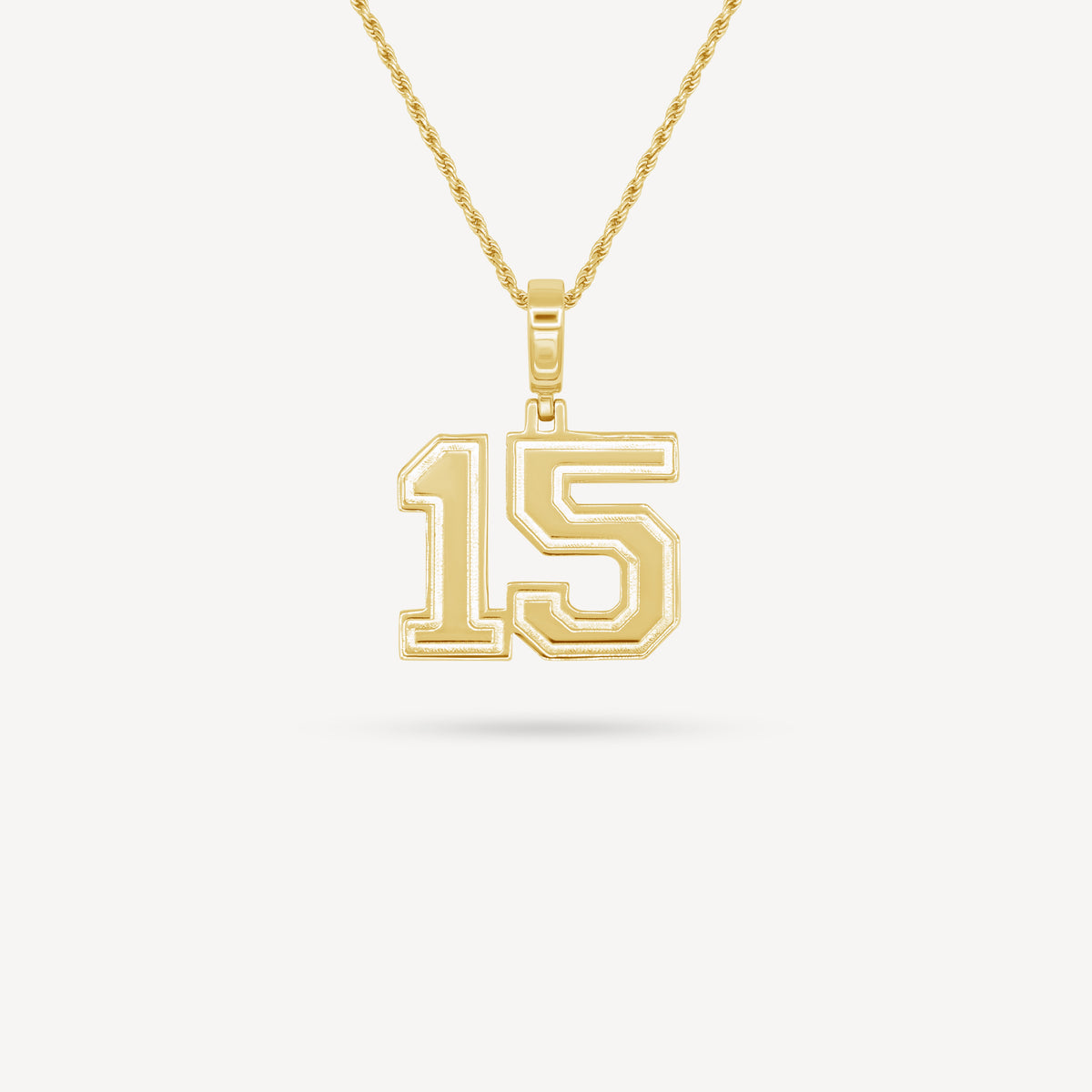 Gold Presidents Pendant and Chain - #15 Ryan Williams