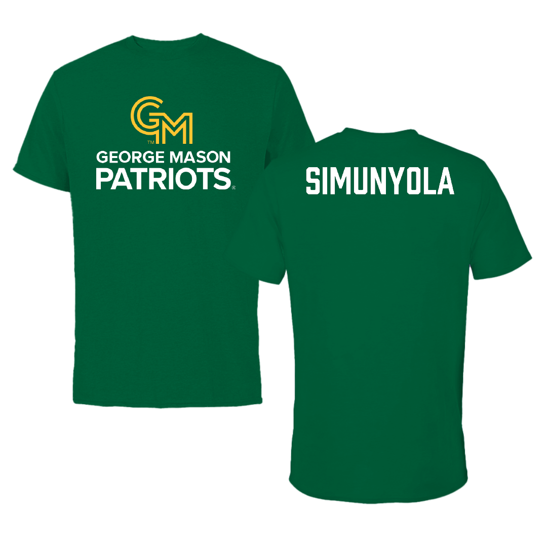 George Mason University Tennis Green Patriots Tee - Niza Simunyola