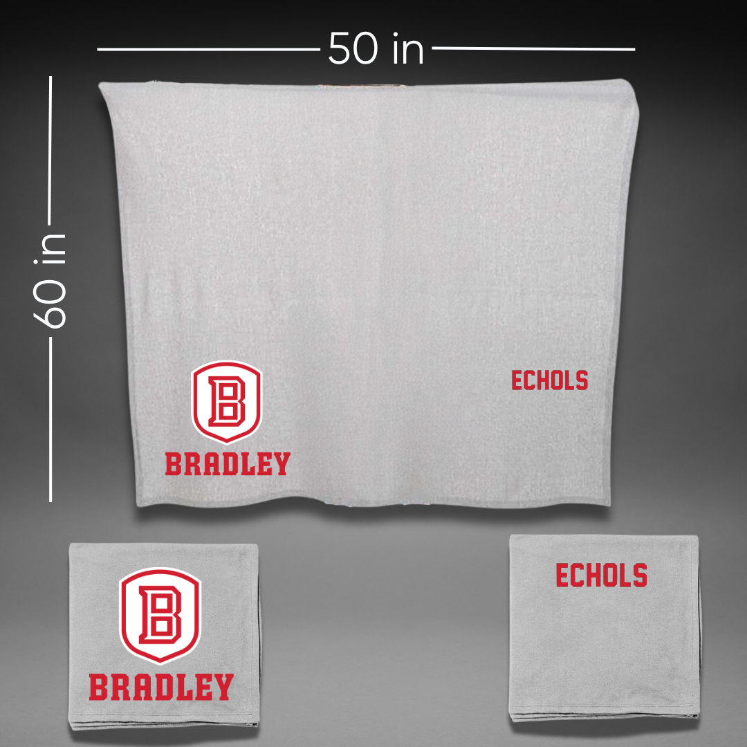 Bradley University TF and XC Gray Blanket - Angelo Echols