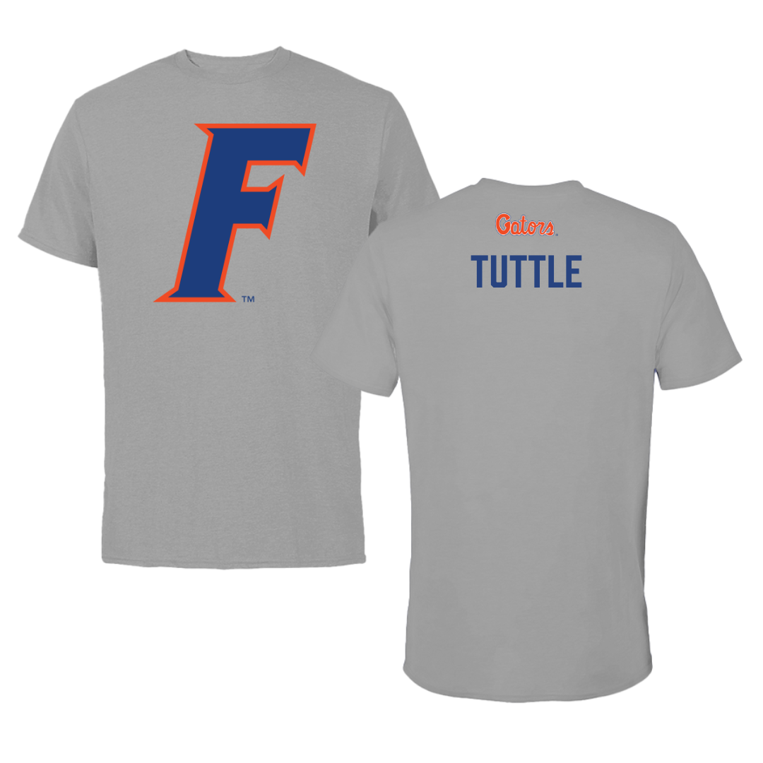 University of Florida Golf Dark Gray Performance Tee - Karoline Tuttle