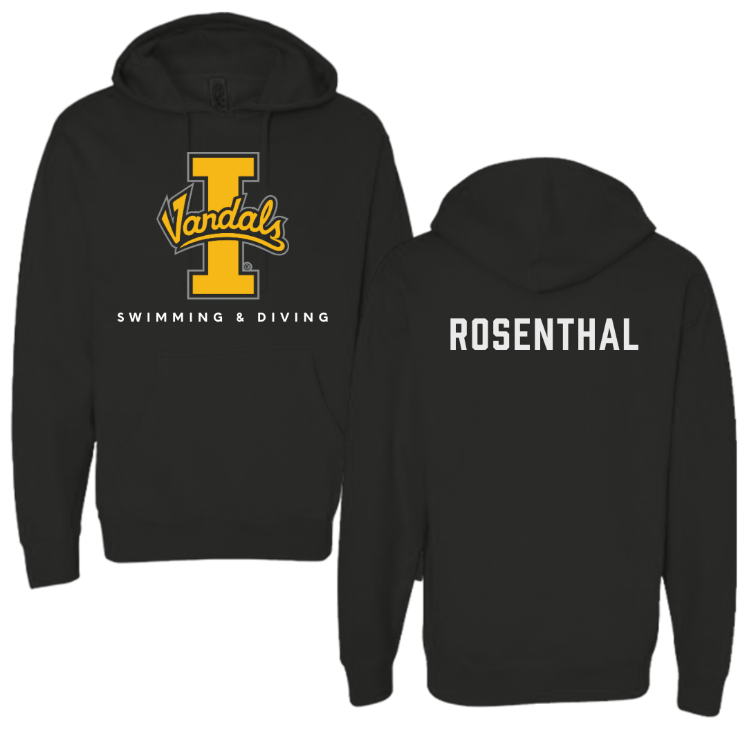 University of Idaho Swimming & Diving Black Vandals Hoodie - Abby Rosenthal