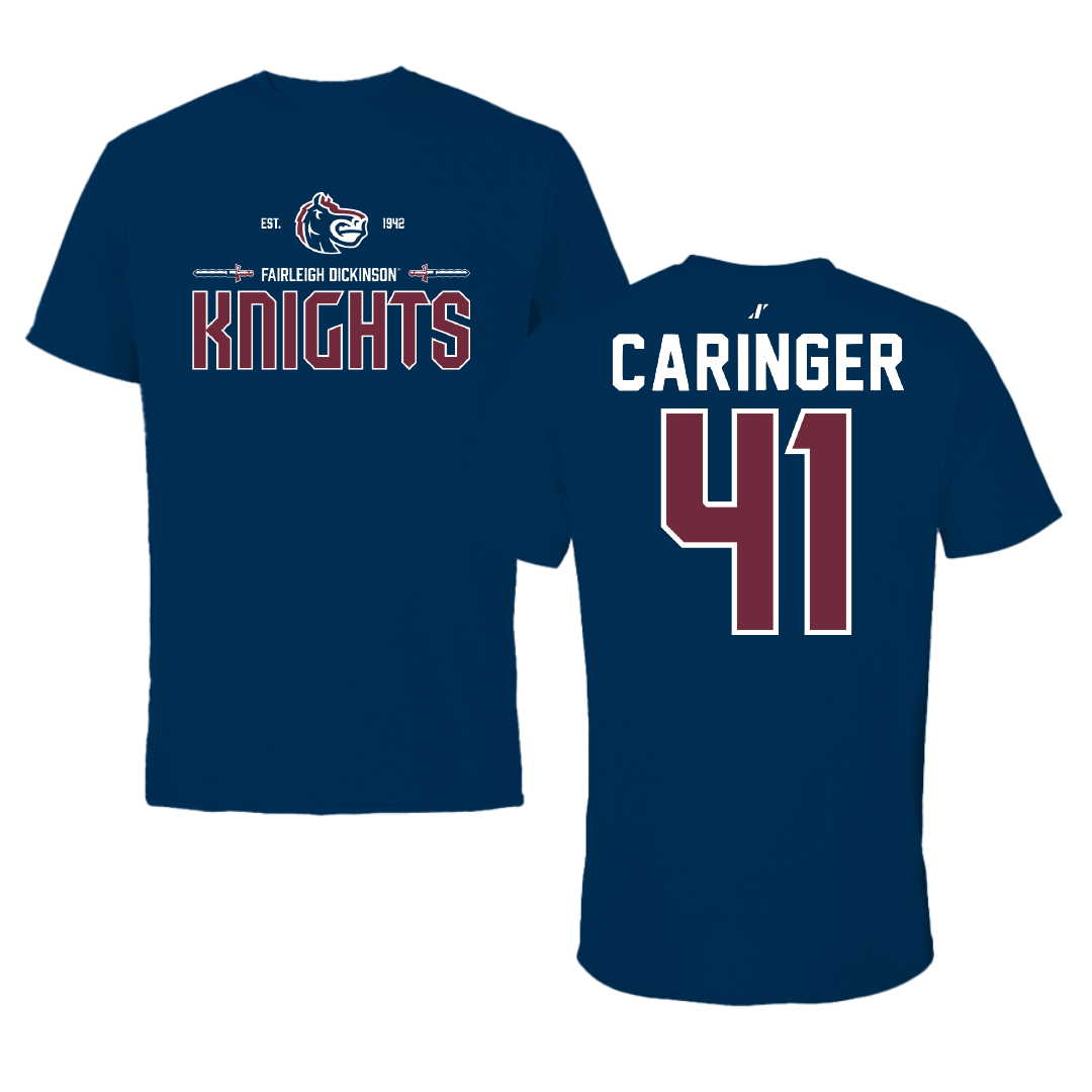 Fairleigh Dickinson University-Metropolitan Campus Softball Navy General Performance Tee - #41 Finley Caringer