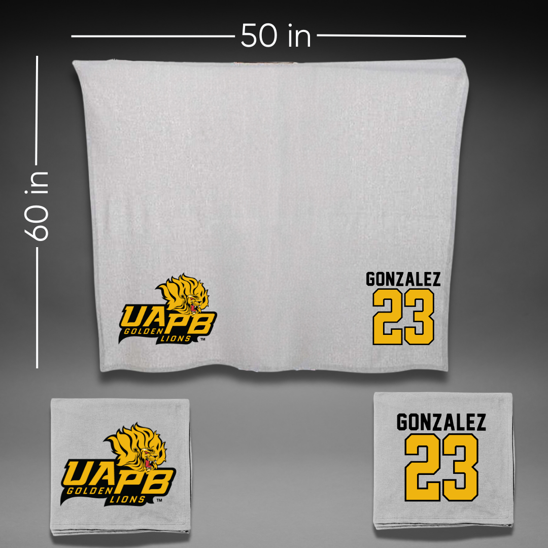 University of Arkansas-Pine Bluff Softball Gray Blanket - #23 Ariana Gonzalez