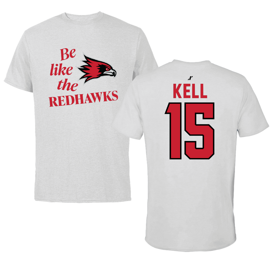 Southeast Missouri State University Softball Light Gray Be Like Us Tee - #15 Delaney Kell