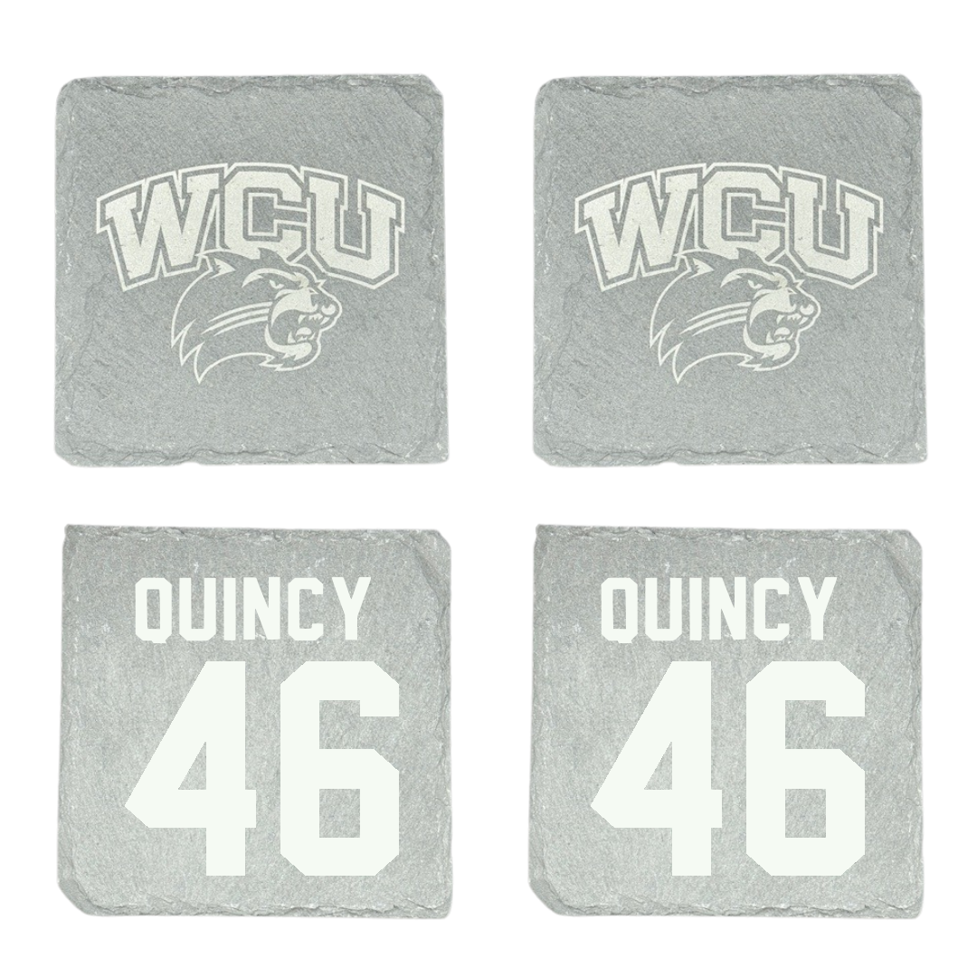 Western Carolina University Baseball Stone Coaster (4 Pack)  - #46 Adam Quincy