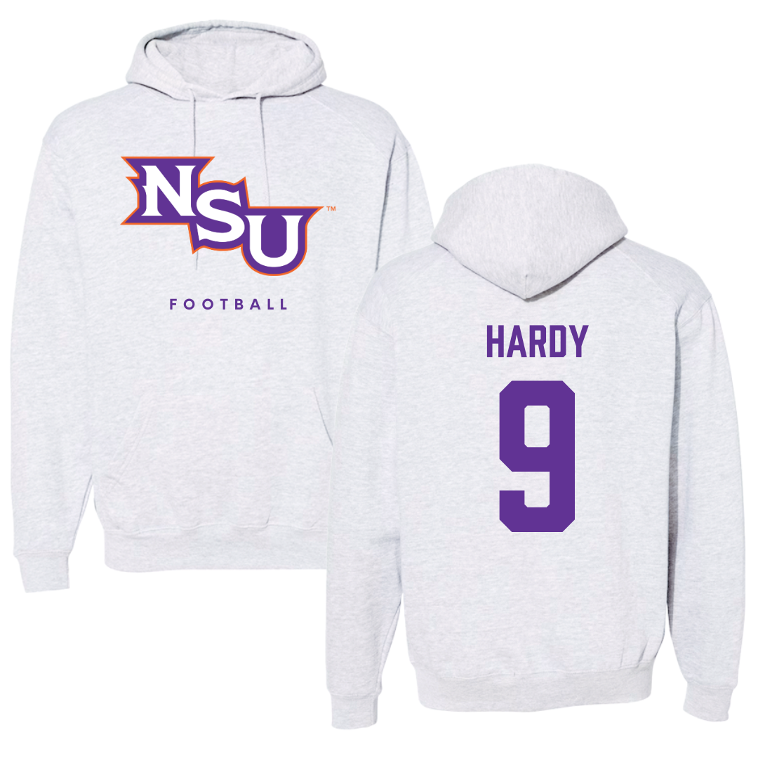 Northwestern State University Football Gray Hoodie - #9 Cam Hardy